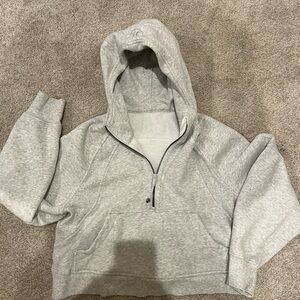 Scuba oversized Half-zip hoodie